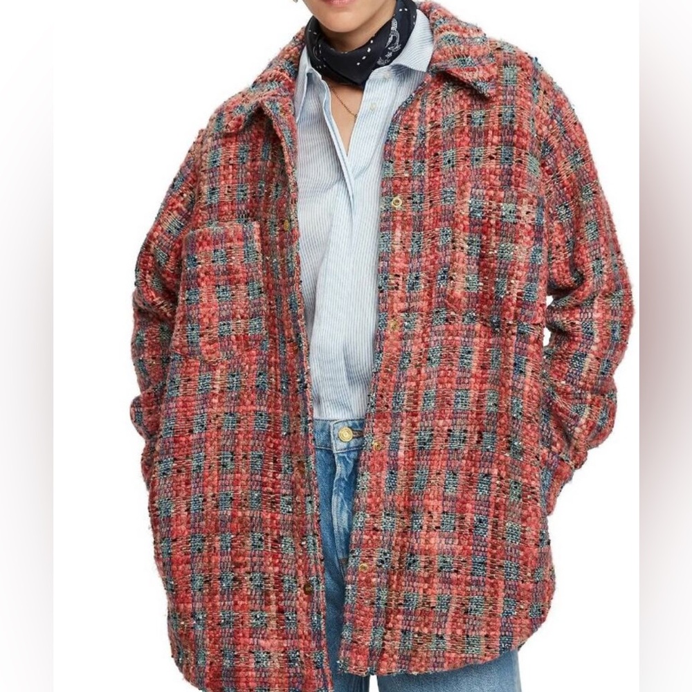Scotch & Soda Wool Blend Tweed Jacket